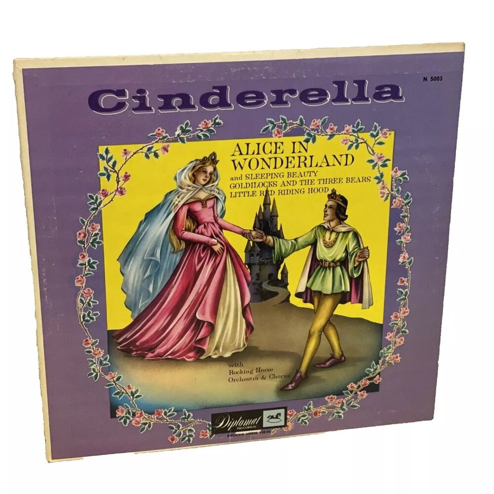 Jack Arthur & Toby Dean Cinderella Alice In Wonderland Diplomat 5003 FAIR LP